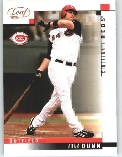 2003 Leaf #149 Adam Dunn - Cincinnati Reds (Baseball Cards)