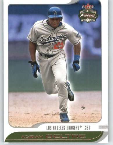 2002 Fleer Focus JE Century Parallel #78 Adrian Beltre/129 - Los Angeles Dodgers (Serial #d) (Baseball Cards)