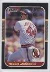 Reggie Jackson California Angels (Baseball Card) 1987 Donruss #210