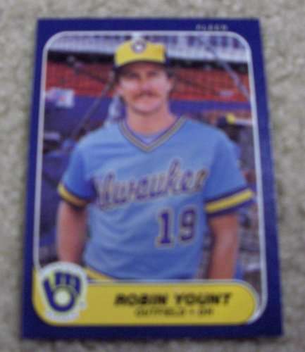 1986 Fleer Robin Yount #506 MLB Baseball Card