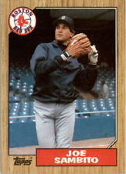 1987 Topps #451 Joe Sambito Red Sox 