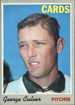 1970 Topps #92 George Culver Excellent +